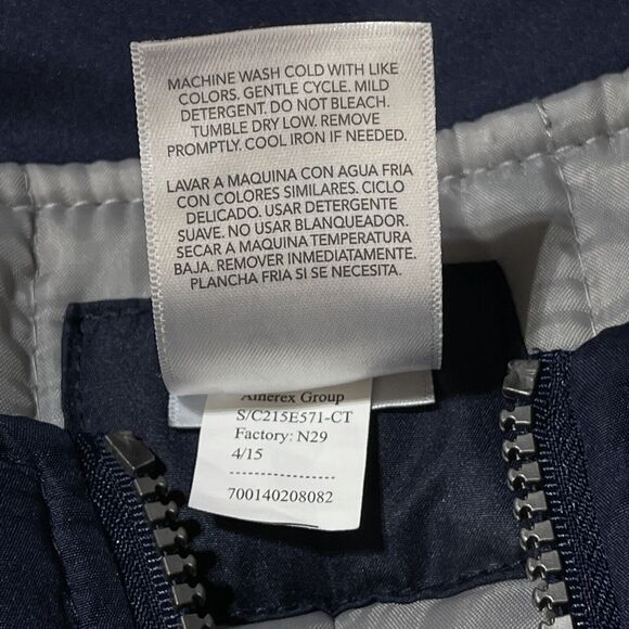 Carters Youth Unisex Small (4) Ski Pants Snow Bibs Snowboard Insulated Navy Blue - Picture 9 of 9